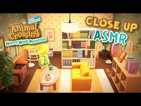 ✨ Interior design ASMR ✨ Animal Crossing Happy Home Paradise 🏝️ Close up whispering