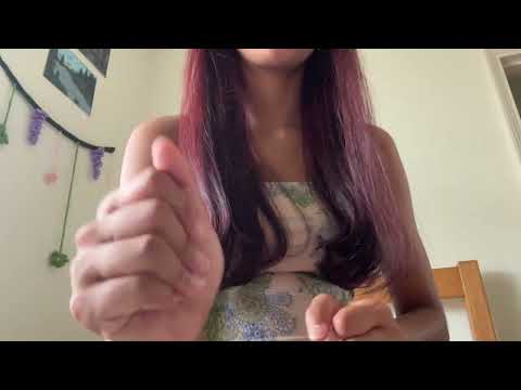 asmr hand sounds pt 91 💙🩷💜