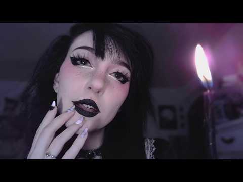 ASMR suspicious Witch lures You to "Sleep" 🖤 (spoiler: it's not sleep 🫢)