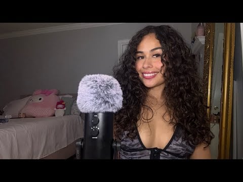 asmr : inaudible whispers + mouth sounds 