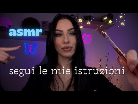 ASMR Segui Le Mie Istruzioni Veloci per Dormire 🔥  Rapid Fire Follow My Instructions