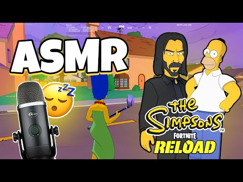ASMR Français • JE T'ENDORS SUR FORTNITE LES SIMPSONS RELOAD ! 😴 (le retour incroyable)