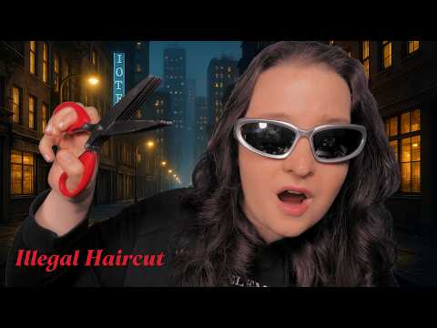 ASMR Illegal Haircut Roleplay ✂️ | Intense Scissors Sounds, Whispering & Personal Attention 🚨