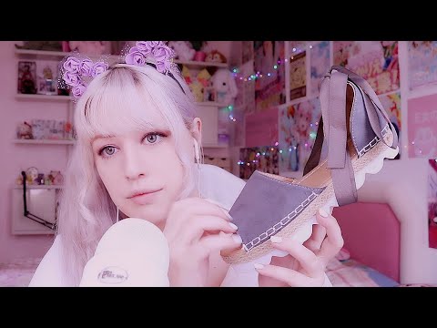 Asmr 👠Haul di scarpe & vestiti 😝 Tapping su scarpe, show & tell TRY ON haul w/ Whatsmode