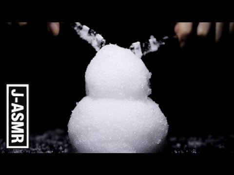 [音フェチ]ジェリースノー⛄️とナイフ🍴/GELLI SNOW with knife[ASMR]