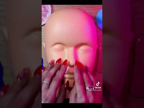 ASMR en Maniquí para Dormir 😴 (Face Tapping) #asmr #shorts