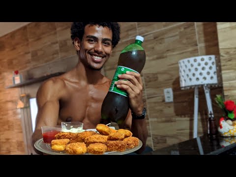 ASMR COMENDO NUGGETS CROCANTES 🤤🤤 #mukbang #mouthsounds 👅💦