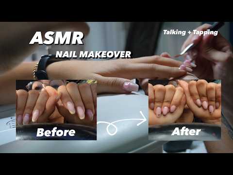 ASMR Getting My Nails Done!💗 Acrygel Manicure, Nail Filing, Cuticle Care & Lots of Talking -Pandasmr