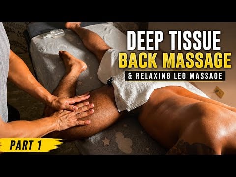 🔴 1st Part Deep Tissue Massage and Trigger Points Techniques #sportsmassagetherapy 