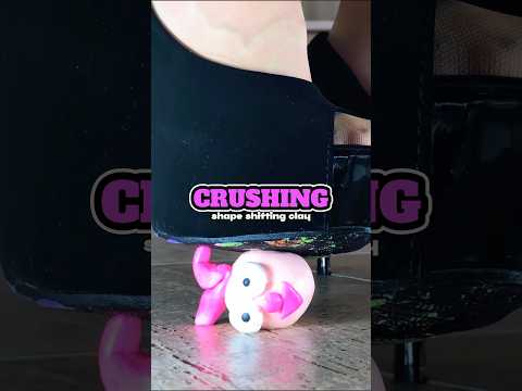 Pea vs. Clay Aliens! High heels Crushing Things! Oddly Satisfying ASMR