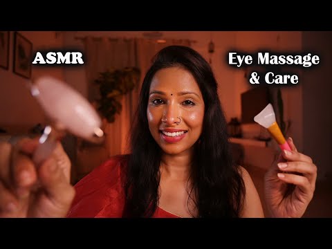 ASMR | Eye Massage & Care To Sooth Tired Eyes! (personal attention, layered sounds)