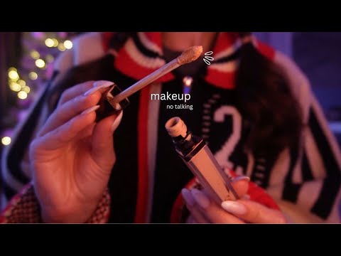 ASMR - no talking - doing your makeup 💞