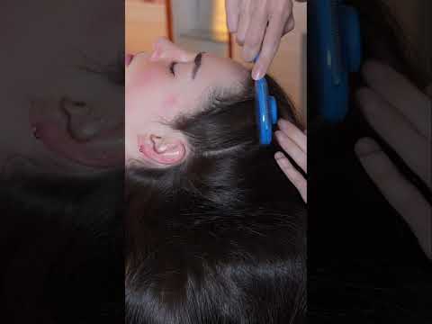 Asmr scalp 💆🏻‍♀️ tingles #asmr #asmrsounds #asmrvideo #relax #relaxing #satisfying #hair #sleep