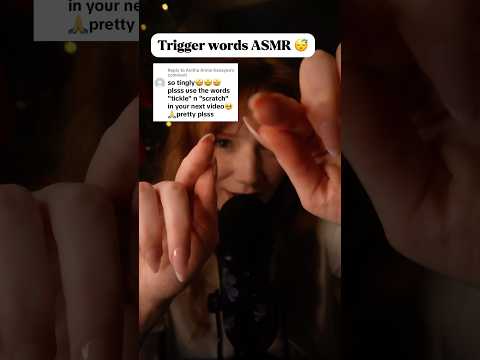 Enjoy LONG ASMR👆🏻 Trigger words, scratch tickle 🥰