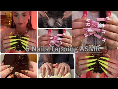 The Ultimate ASMR Nails Tapping Compilation 🔥 | Long Nails, Satisfying Taps & Triggers