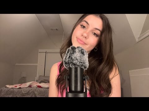 ASMR- Mic brushing, Mouth sounds, Inaudible Whispering