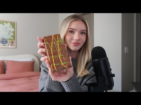 ASMR | eating a DUBAI CHOCOLATE bar 🍫 *crunchy sounds*