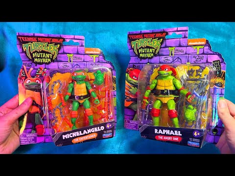 ASMR Teenage Mutant Ninja Turtles Figures Unboxing (Whispered)