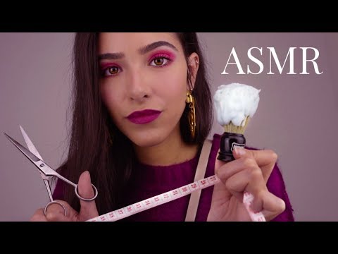 ASMR Getting You Ready! (Shaving, Haircut, Measuring You)