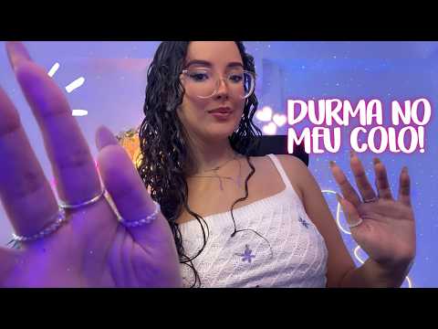 ASMR ★ voce vai dormir no MEU COLO essa noite 😴 | massagem com oleo SUPER relaxante ☁️