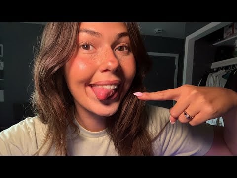 ASMR Tongue Swirling!! (SLEEPY TIME) 