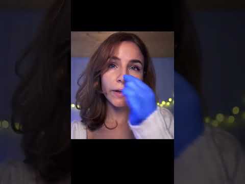 ASMR a CALM cranial nerve exam at NIGHT - full video on my channel! 👁️ #asmr #asmrmedical #asmrexam