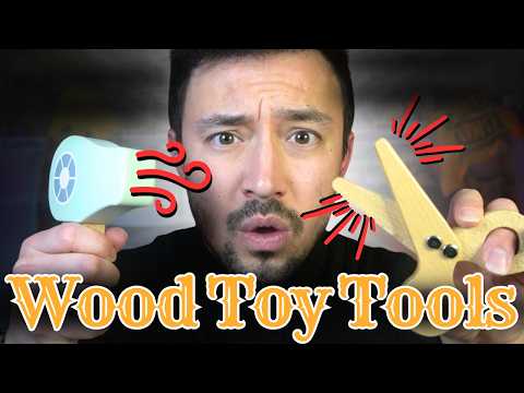 🔴 WOODEN TOY TOOLS! (Haircut & Makeup) ~ Fast & Aggressive ASMR