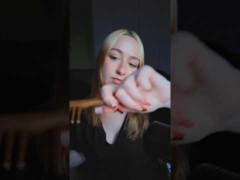#asmr quick hair comb