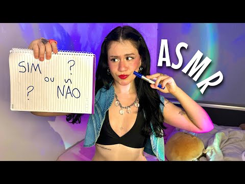 *APENAS* perguntas INTIMAS de SIM OU NÃO