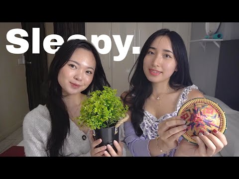 my friend and I try Trigger Layering ASMR for Sleep🧡