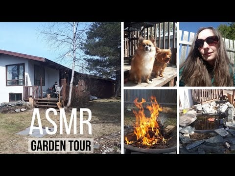 Cozy Garden Tour, Eating Grapes & Wildlife Footage ~ ASMR Whispered