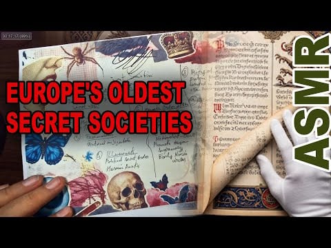 ASMR History: Europe's Oldest Secret Societies with Facts | ASMR Whispered Histories + writing