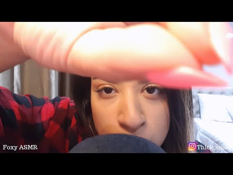 ASMR Plucking Negative Energy | Mouth Sounds | Breathing on Mic