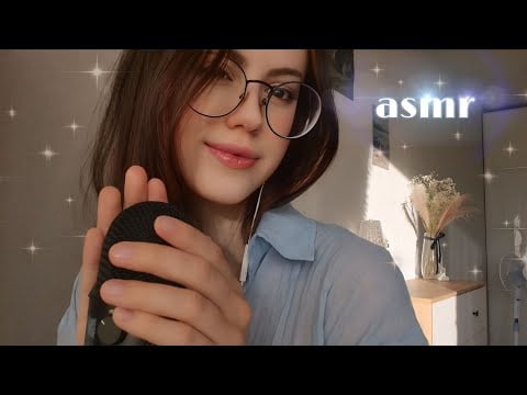 АСМР быстрые звуки  рта (флаттеринг, медуза, пауки +) и сжимание микрофона ♡