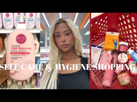 COME WITH ME TO TARGET SELF CARE & HYGIENE SHOPPING!  New nails , restock essentials,hair products