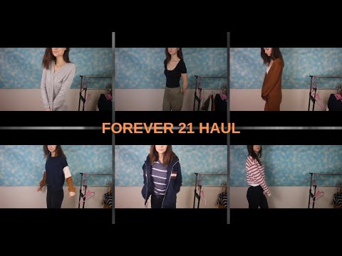 [ASMR] FOREVER 21 HAUL - FABRIC SOUNDS