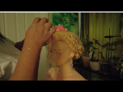 Double Braided Headband | ASMR | Hairstyling, Hair Decorating, Perfectionist, Finishing Touches 