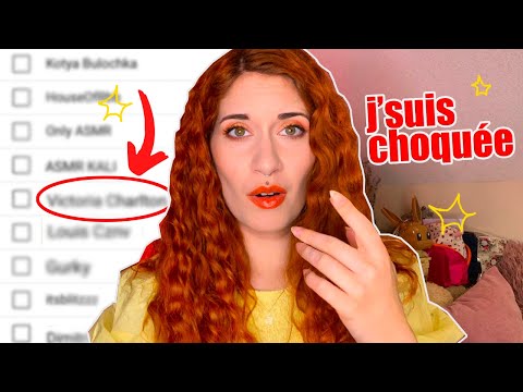 ASMR FR 🔥 Quels gros youtubeurs regardent mes vidéos et combien de temps ? ( je suis choquée )