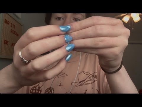 asmr | 1 minute blue chrome nail tapping! 🩵 💅 (no talking) 