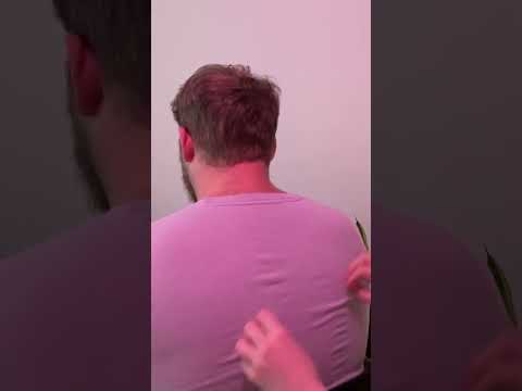 Real Person ASMR Back Scratch Massage #relax #backscratching #oddlysatisfying #asmrtingles