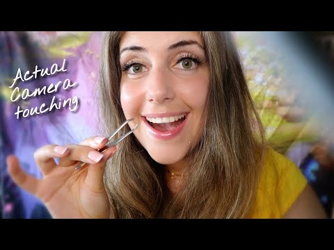 ASMR deutsch EINSCHLAFEN mit ganz viel Personal Attention (actual camera touching, brushing) german