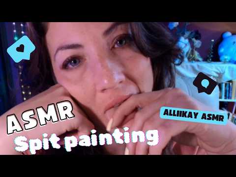 ASMR MAD Nurse Spit paints you