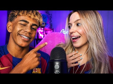 ASMR SEMI INAUDÍVEL- SUSSURRANDO A HISTORIA DE LAMINE YAMAL 