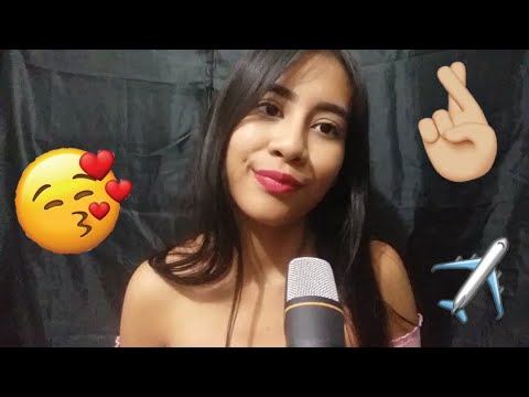 ASMR  En Español- Roleplay❤ Tu novia SUPER enamorada de ti planeando un viaje❤👫