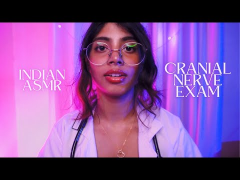 INDIAN ASMR Cranial Nerve Exam for Relaxation 💟 Personal Attention, Soft-Spoken, Roleplay