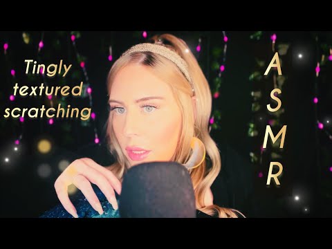 ASMR 💫 Scratching textured items & mic scratching for sleepy tingles 🌙 #asmr #asmrtingles #fypシ