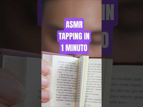 1 Minuto di Tapping ASMR (No Talking) per aiutarti a dormire 😴 #shorts #asmr #relax