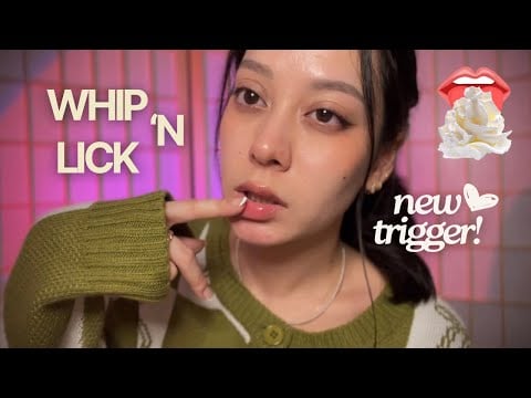 my new original ASMR trigger will 100% give you tingles 😩💖✨ (LOTS of mouth sounds)