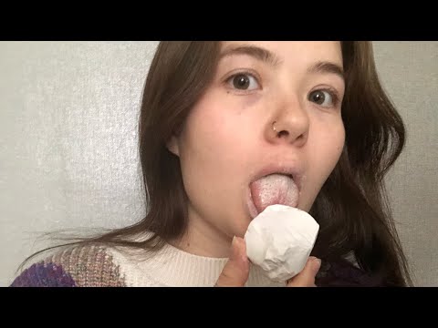 АСМР Итинг МЕЛА🍴| ASMR Eating chalk 🎧