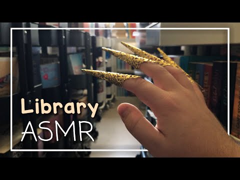 ASMR in my Library 📚 Tapping & Scratching around my books! (No Talking)